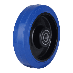 Roues en caoutchouc élastique