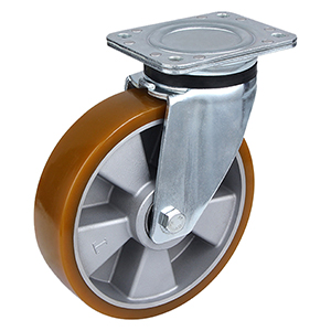 Roues pivotantes en polyuréthane moulé de grande capacité avec rotation de 360 ​​et 1 000 lb