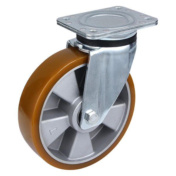 Roues pivotantes en polyuréthane moulé de grande capacité avec rotation de 360 ​​et 1 000 lb