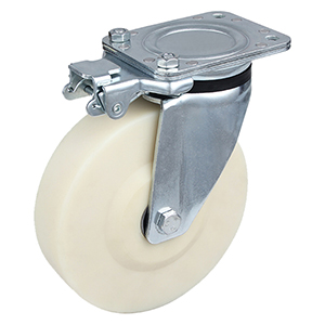 Roues de roulette verrouillables directionnelles en nylon de bâti de charge lourde